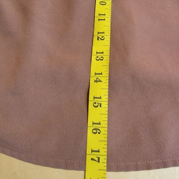 Abercrombie & Fitch Women's Brown Twist Front / Flutter Sleeve Top - Picture 7 of 9